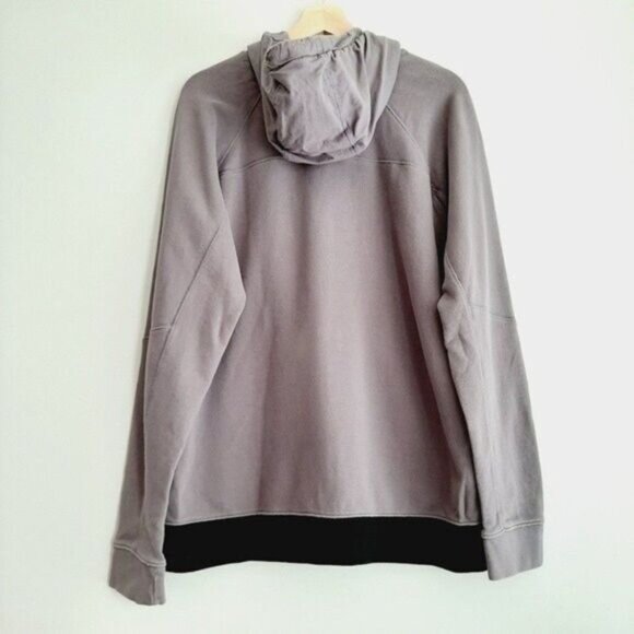 AEO Sweatshirt Hoodie Purple Pullover Top Men's Sz L Flawed - Picture 8 of 12